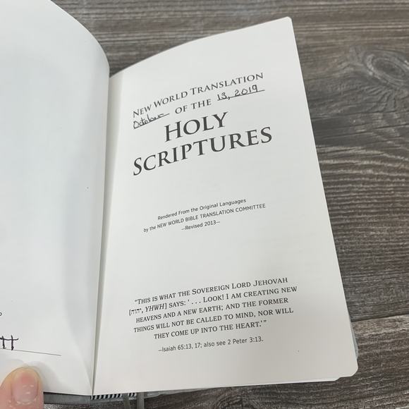 New World Translation of the Holy Scriptures, 2013 Watch Tower Compact Jehovahs - Picture 10 of 12